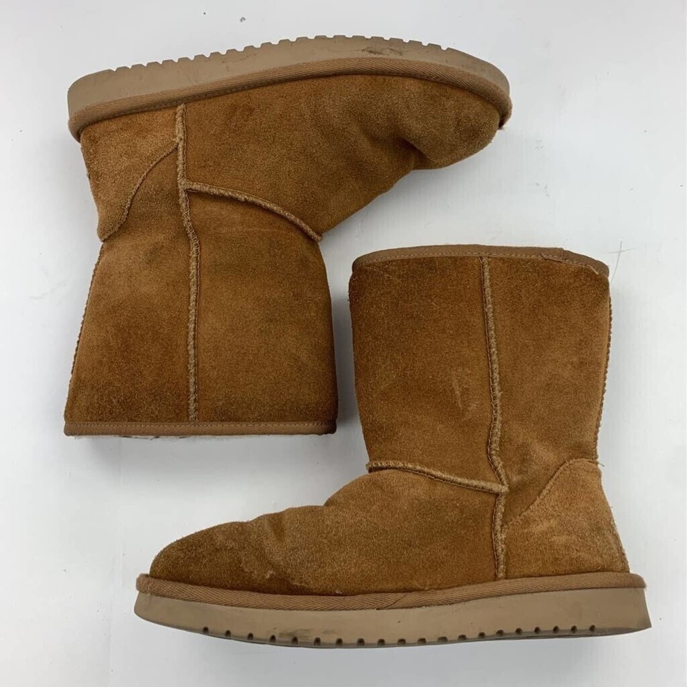 Koolaburra By UGG Womens Koola Short Boots Brown Pull On Round Toe 7 - Picture 9 of 10